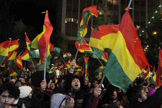 Wahlabend in Bolivien