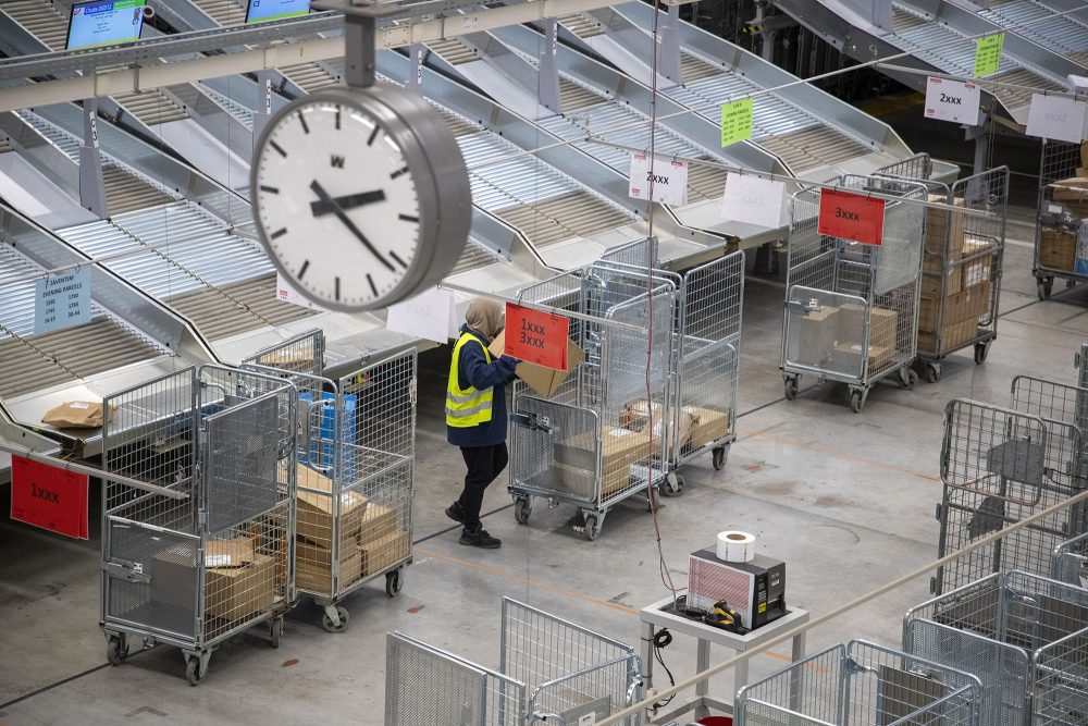 Bpost-Sortierzentrum in Antwerpen