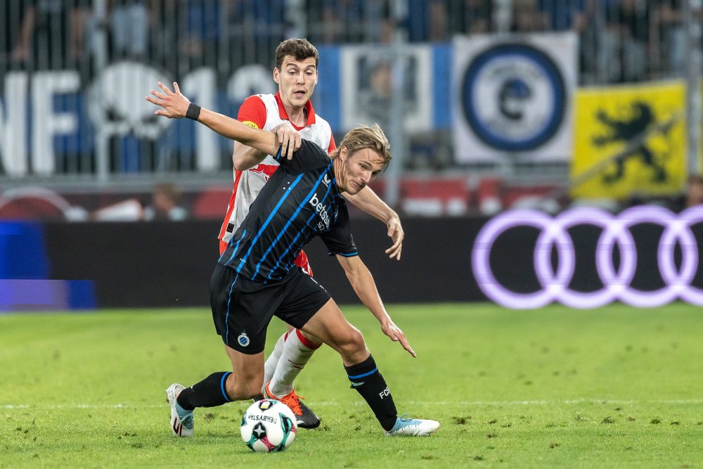Romeo Vermant im Zweikampf mit Jacob Rasmussen