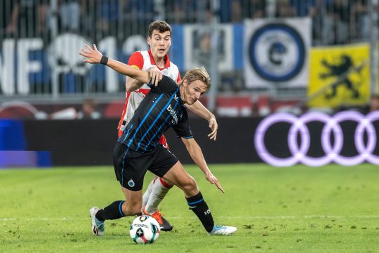 Romeo Vermant im Zweikampf mit Jacob Rasmussen