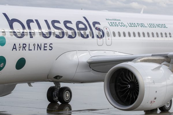 Ein Airbus A320neo der Fluggesellschaft Brussels Airlines