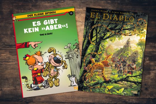 Cover der beiden Comics "Es gibt kein 'Aber'!" und "El Diablo"