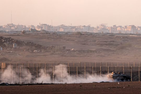 Israelische Armee an der Grenze zum Gazastreifen
