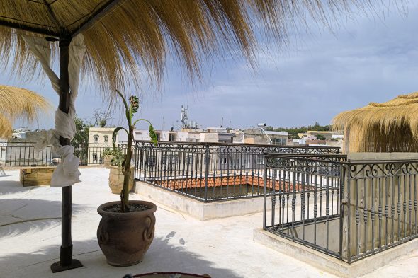 Dachterrasse des Hotels
