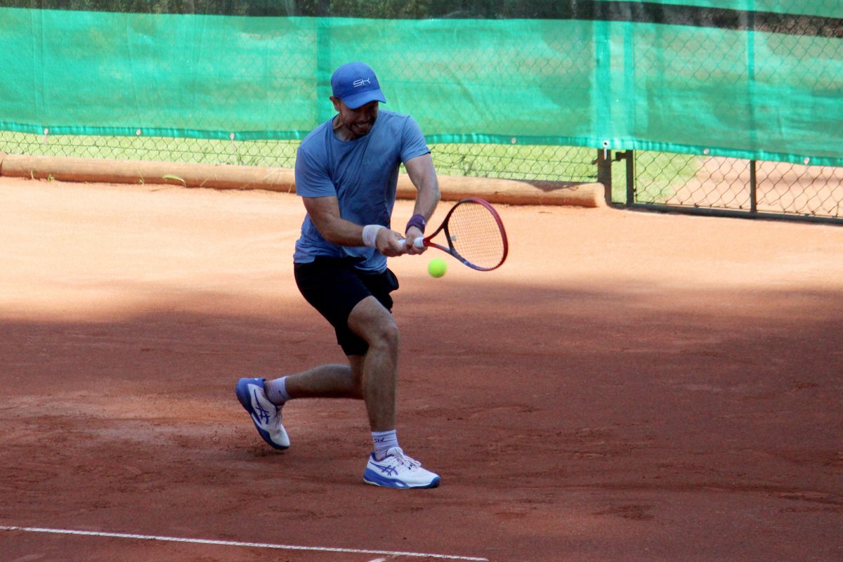 Marcel Zielinski beim ITF-Turnier in Eupen