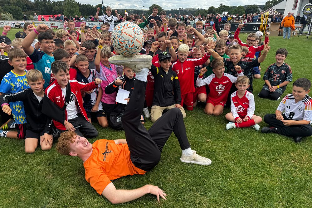 Jannick Freestyle zu Gast bei der der SG Rapid Oudler