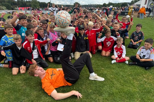 Jannick Freestyle zu Gast bei SG Rapid Oudler