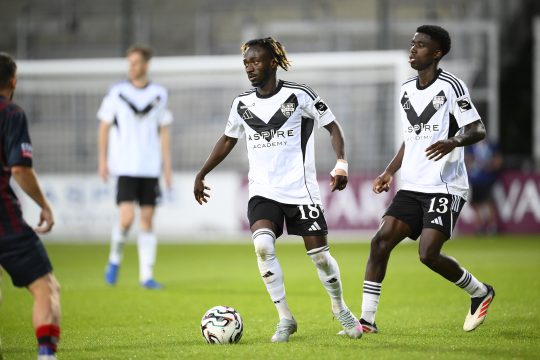 Amadou Keita und Lorenzo Youndje beim Spiel am Samstag