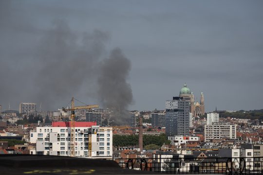 Brand in Koekelberg