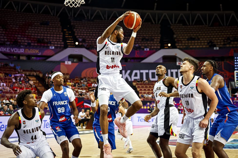Die Belgian Lions beim EM-Auftaktspiel gegen Frankreich