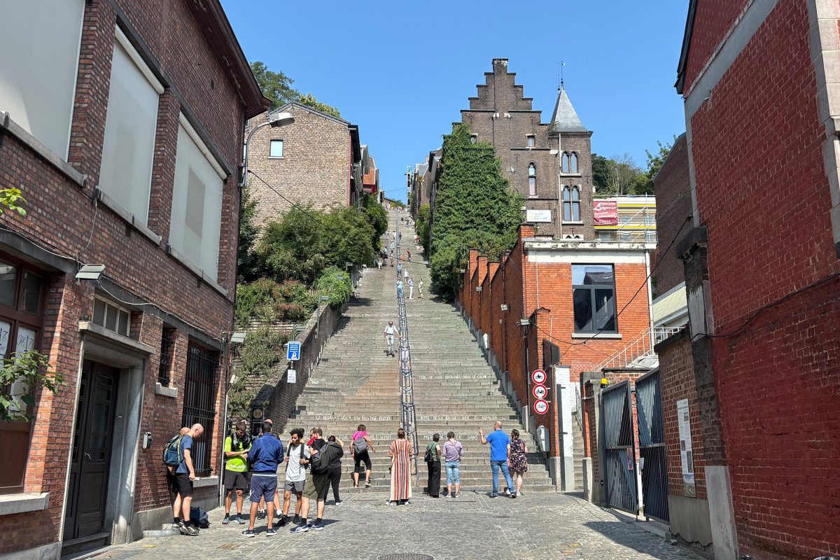 Die Brasserie C liegt in der Gasse 'Impasse des Ursulines' - links unten an der 'Montagne de Bueren'