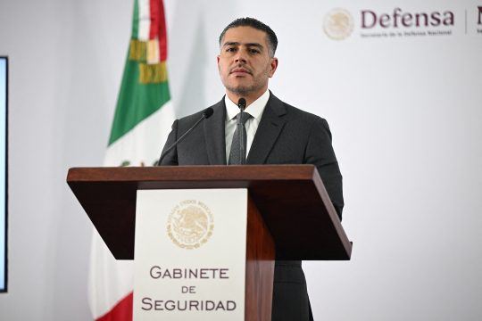 der mexikanische Sicherheitsminister Omar García Harfuch