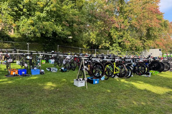 Räder beim Ostbelgien-Triathlon 2025