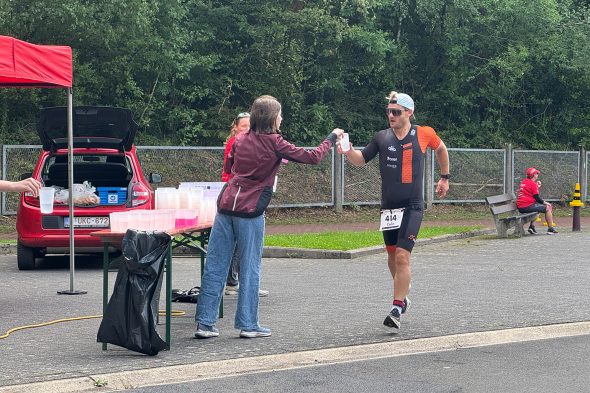 Läufer beim Ostbelgien-Triathlon 2025