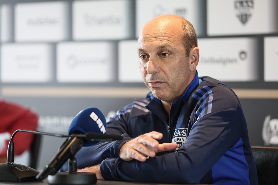 Der Trainer der AS Eupen, Bruno Pinheiro