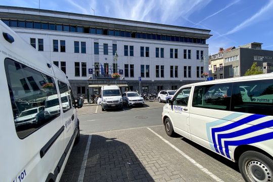 Die Dienststelle der Polizei in Molenbeek