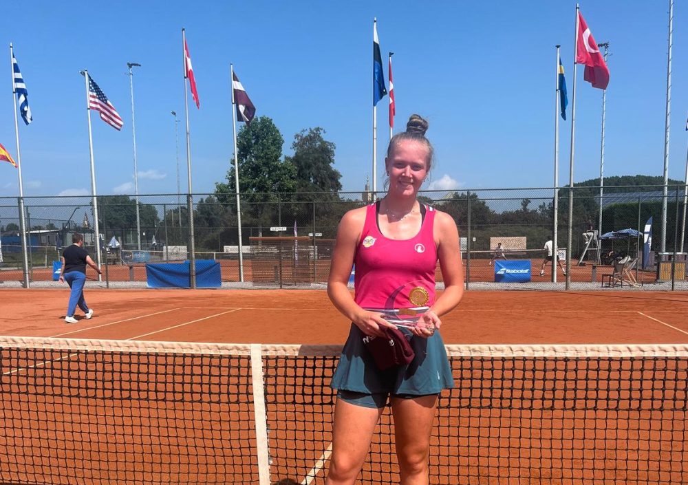 Die Eupener Tennisspielerin Romy Fohnen