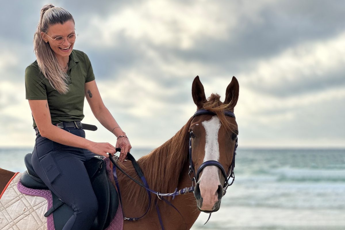 Sabrina Carl zu Pferd