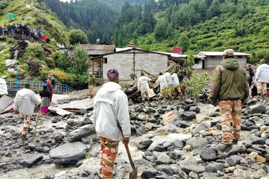 Rettungsarbeiten im indischen Bundesstaat Uttarakhand