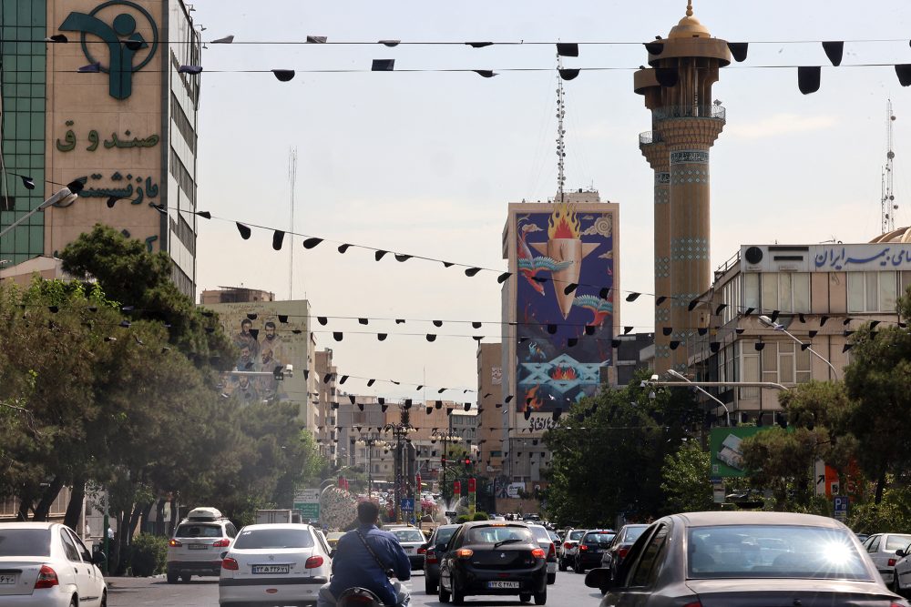 Im Stadtzentrum von Teheran