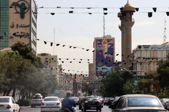 Im Stadtzentrum von Teheran