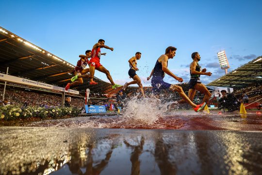 Athleten beim Mémorial Van Damme in Brüssel