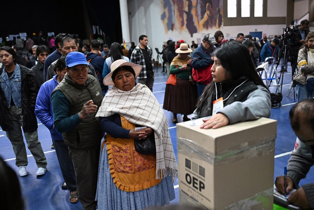 Wahlbüro in La Paz
