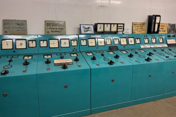 Technik in der Trinkwasseraufbereitungsanlage der Eupener Wesertalsperre