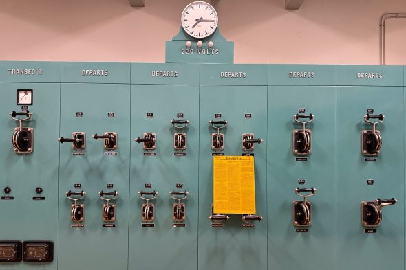 Technik in der Trinkwasseraufbereitungsanlage der Eupener Wesertalsperre