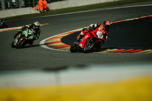 Patrick Thoussaint beim Sechs-Stunden-Motorradrennen von Spa-Francorchamps