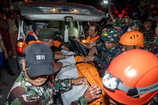 Rettungskräfte im Einsatz auf Bali