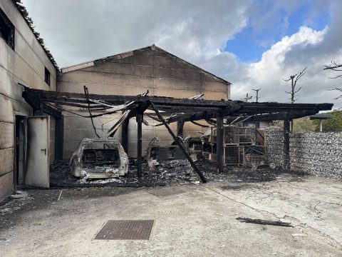 Brand auf Gemehret am 16. September 2025