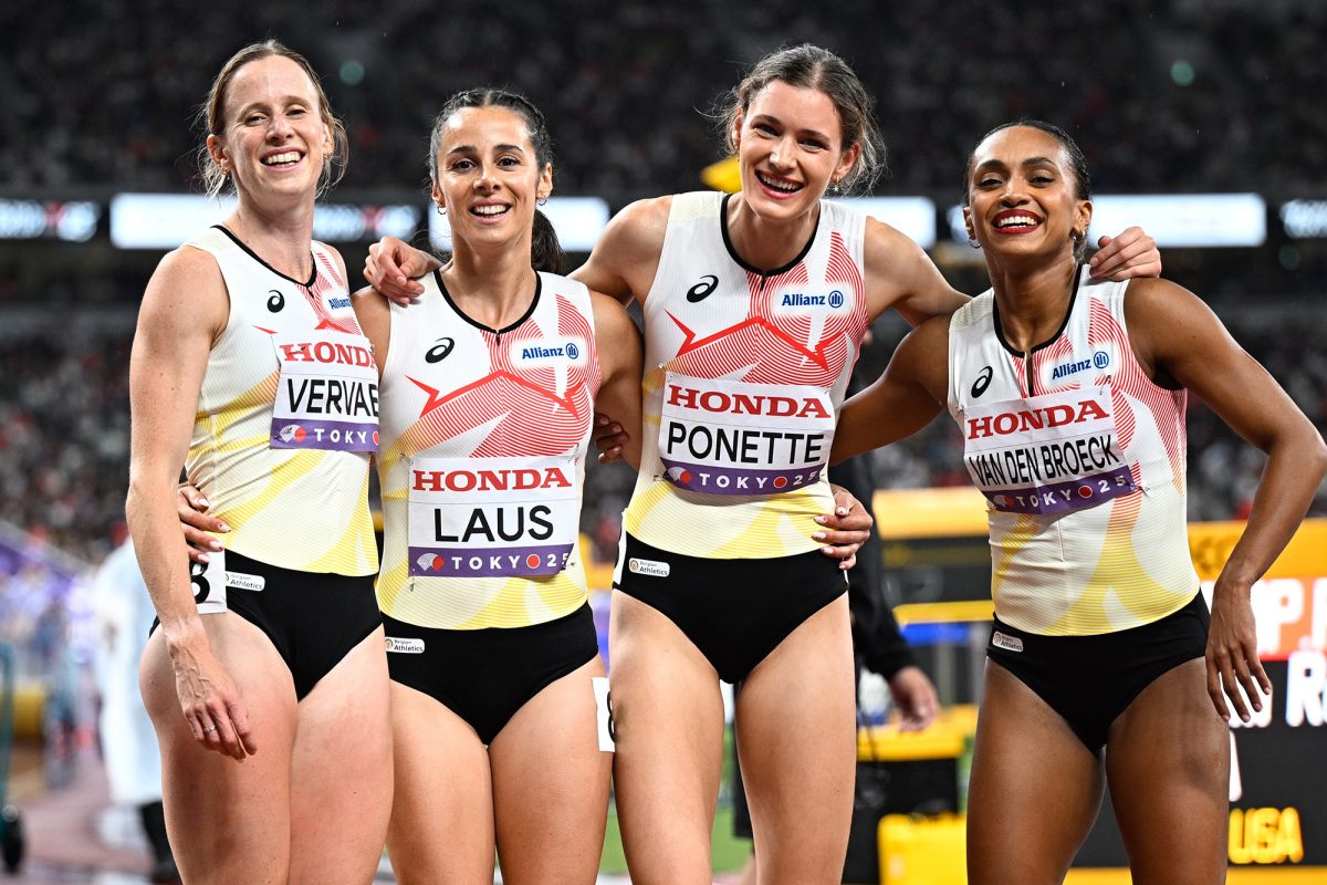 Die Belgian Cheetahs: Imke Vervaet, Camille Laus, Helena Ponette und Naomi Van den Broeck