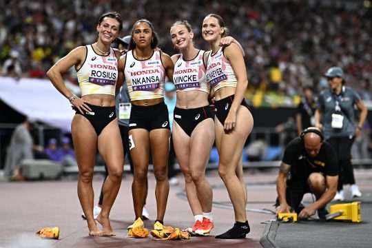 Die Belgian Cheetahs bei der Leichtathletik WM in Tokio