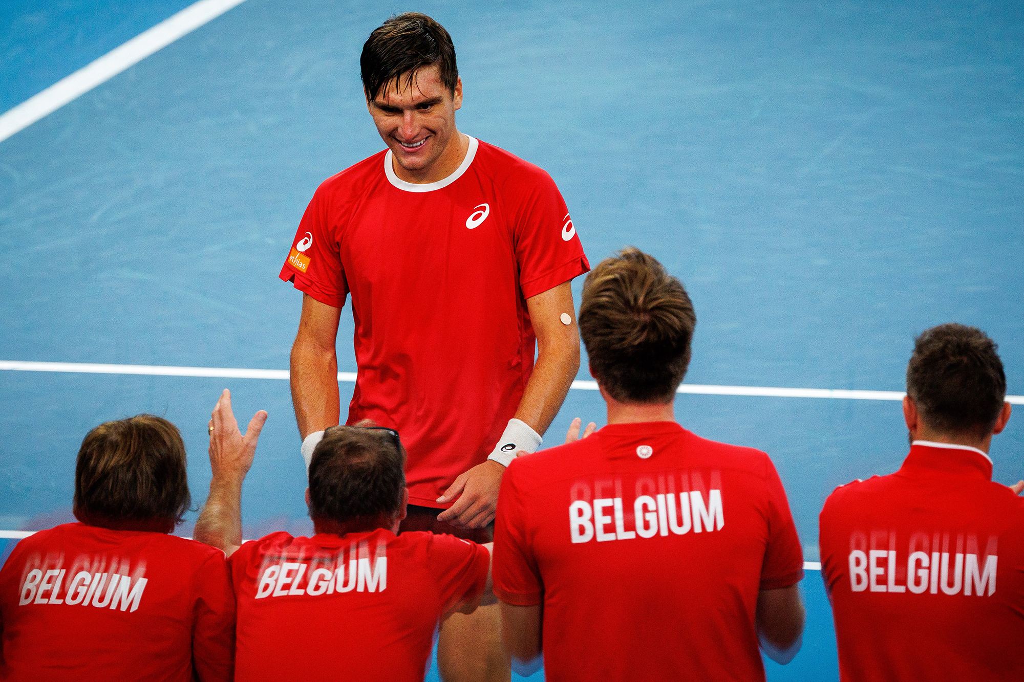Davis-Cup-Belgien-f-hrt-mit-2-0-gegen-Australien