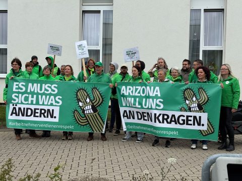 CSC-Demo gegen Arizona-Reformen in Eupen am 16. September 2025