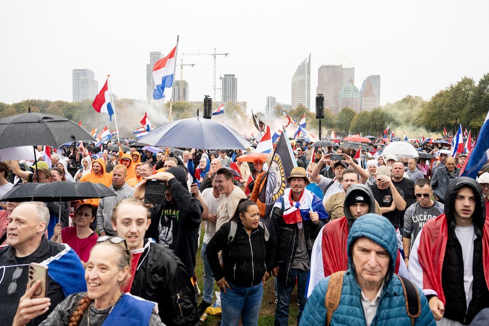 Anti-Immigrations-Demo in Den Haag
