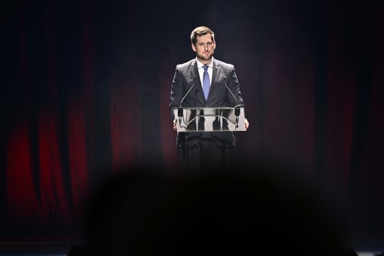 Adrien Dolimont bei der offiziellen Zeremonie der "Fêtes de Wallonie"