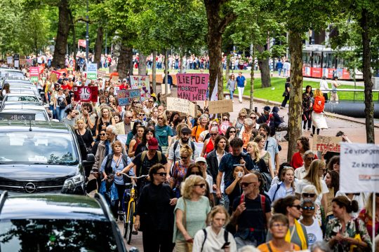 Dolle Mina Proteste in den Niederlanden