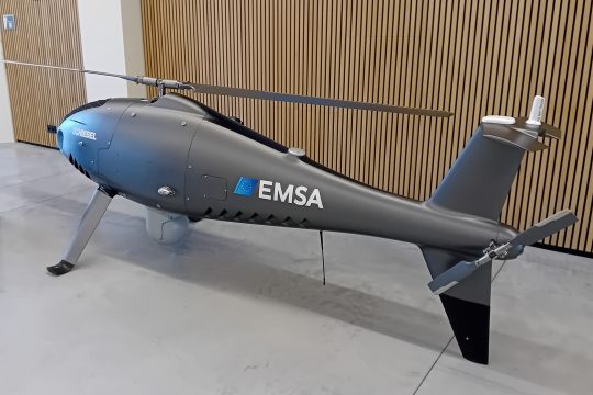 Drohne im Martimen Rettungs- und Koordinationszentrum Ostende