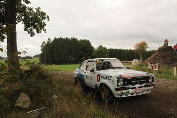 Reiner Feltes/Angelo Feltes (Ford Escort) bei der East Belgian Rallye