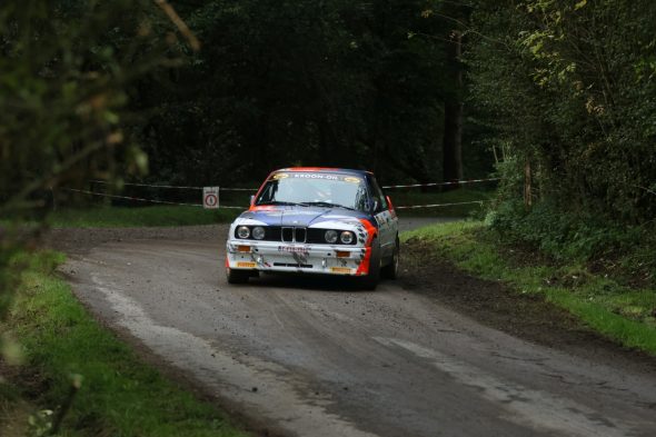 Rainer Hermann/Horst Cohnen (BMW M3 E30) bei der East Belgian Rallye