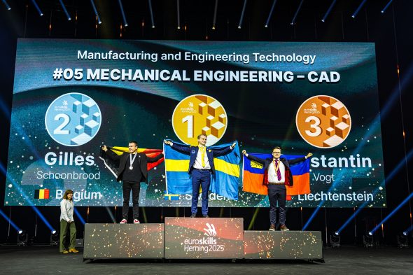 Silber für Gilles Schoonbrood aus Kettenis bei den Euroskills