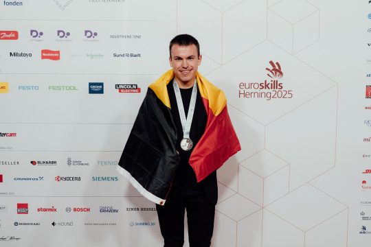 Silber für Gilles Schoonbrood aus Kettenis bei den Euroskills