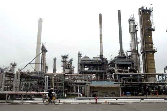 Industriegelände von Exxon in Antwerpen