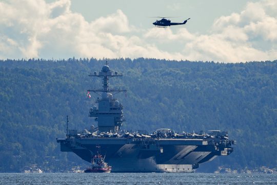 Der US-Flugzeugträger "USS Gerald R. Ford"