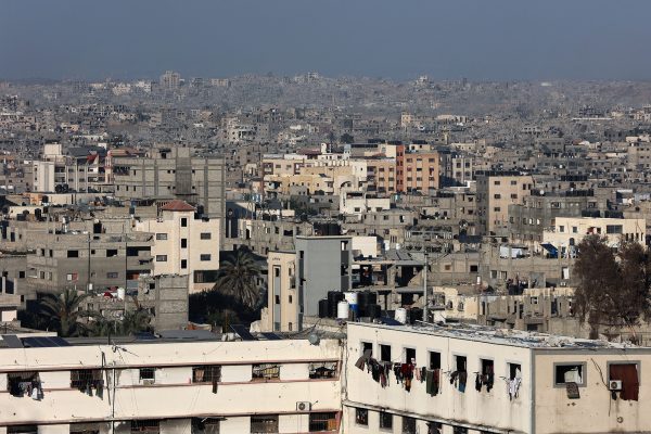 Blick auf Gaza Stadt am 4. September 2025