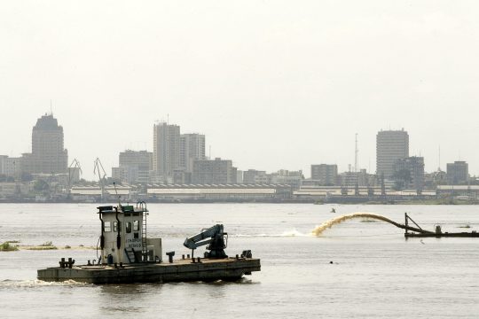 Hafen von Kinshasa