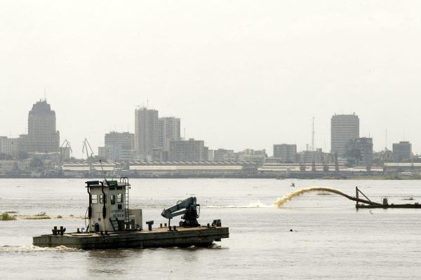 Hafen von Kinshasa