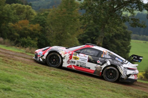 Kevin Hommes/Marco Hommes (Porsche 992 Rally GT) bei der East Belgian Rallye